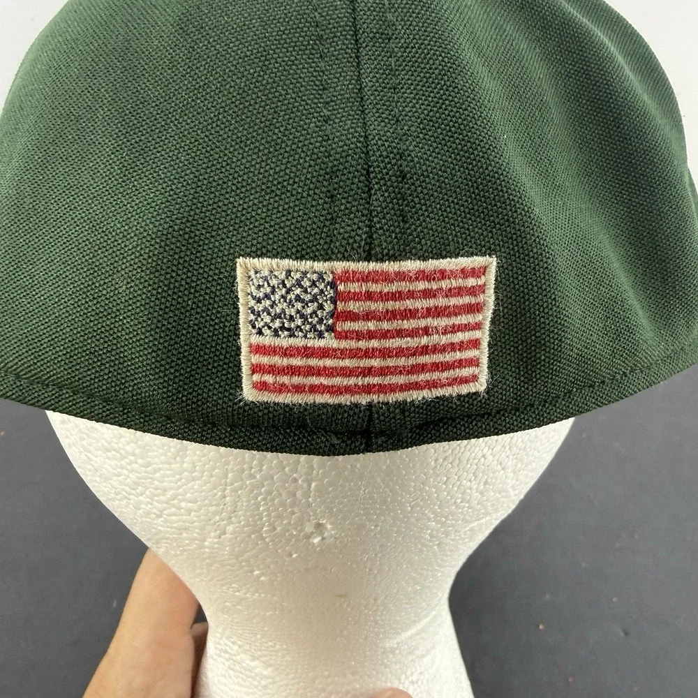 Green Bay Packers Game Pro by Gametek Fitted Hat Cap Size Medium